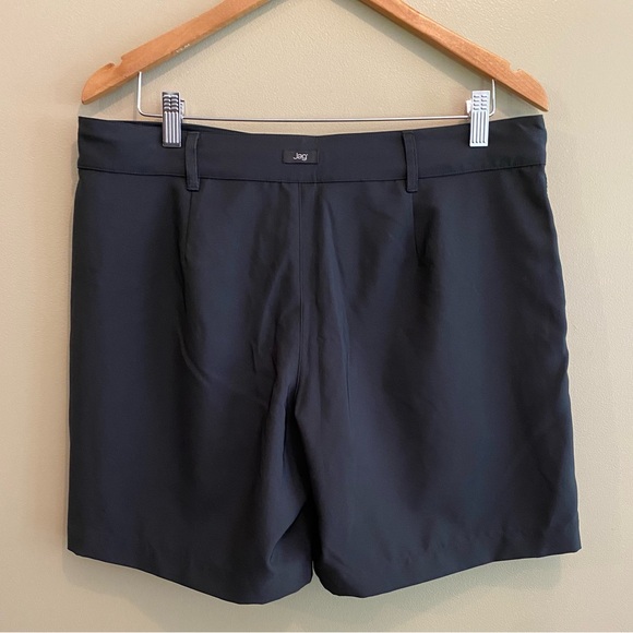 Jag: Black Shorts with Roll Tab - Picture 13 of 17